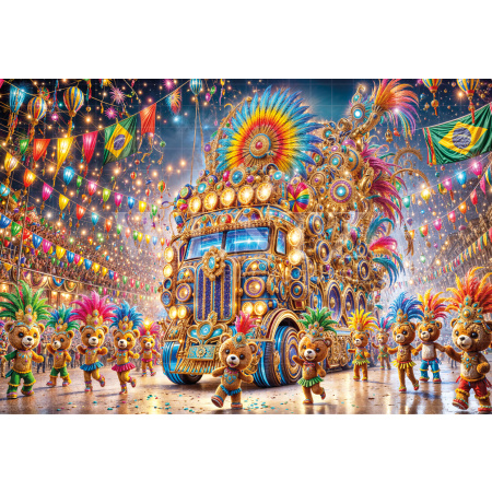 Fabric Photography Background Carnival / Backdrop 6607