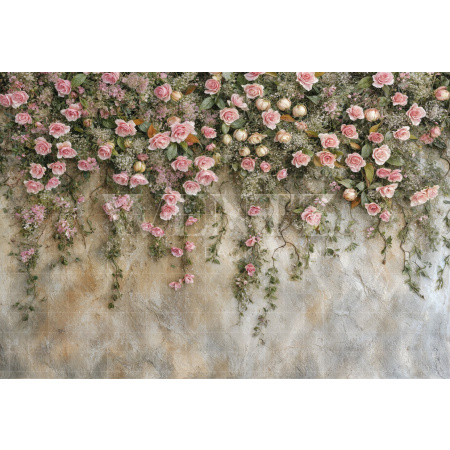 Fabric Photography Background Fine Art Floral / Backdrop 6177