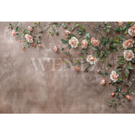 Fabric Photography Background Fine Art Floral / Backdrop 6185