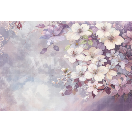 Fabric Photography Background Fine Art Floral / Backdrop 6194