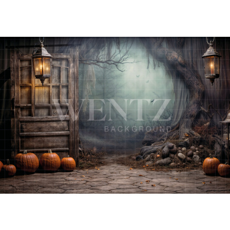 Fabric Photography Background Halloween / Backdrop 6351