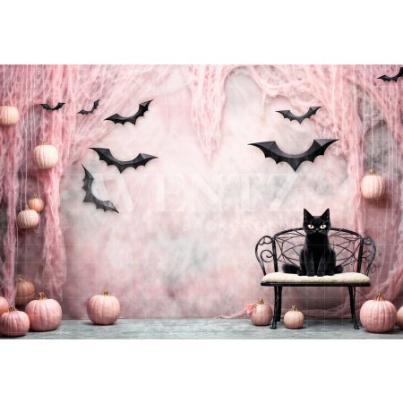 Fabric Photography Background Halloween / Backdrop 6365