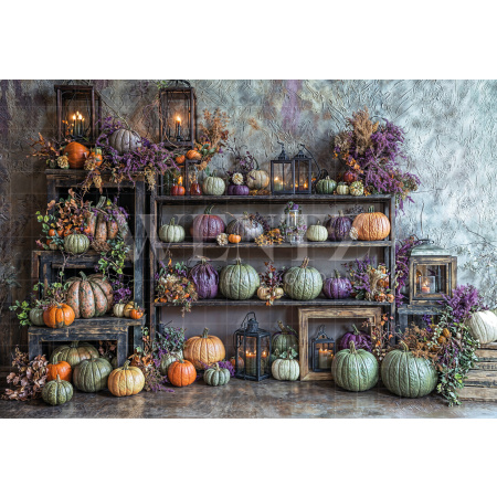 Fabric Photography Background Halloween / Backdrop 6370