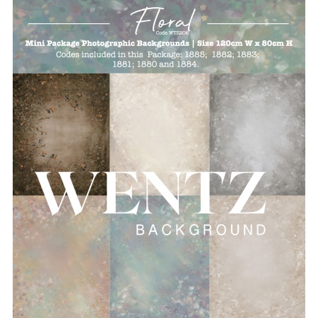 Mini Package Fine Art Floral Photographic Backgrounds Wentz | WTZ206