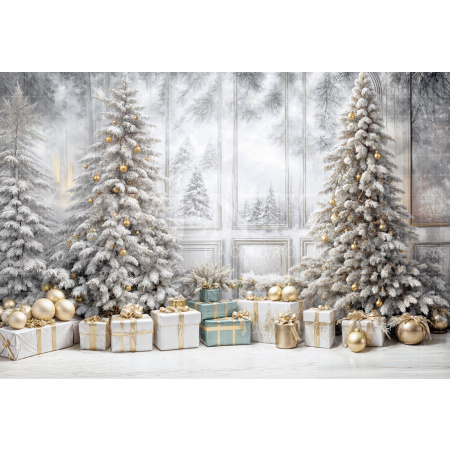 Fabric Photography Background Christmas / Backdrop 6299