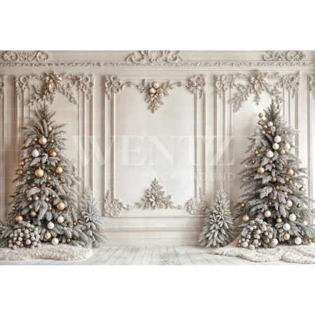 Fabric Photography Background Christmas / Backdrop 6309