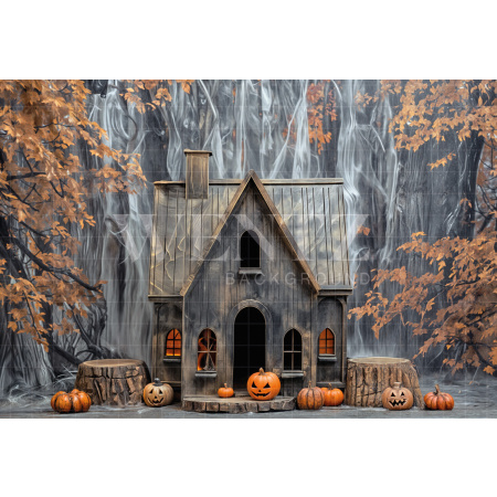 Fabric Photography Background for Pets Photoshoot Halloween / Backdrop 6202