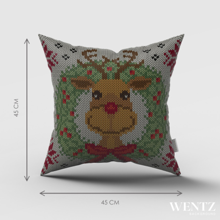 Pillow Case Reindeer - 50 x 50 / WA89