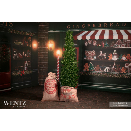 Decorative Christmas Bag With String / WTZ400