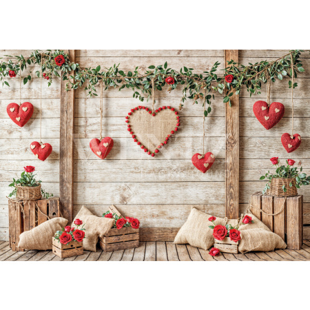 Fabric Photography Background Valentine's Day / Backdrop 6621