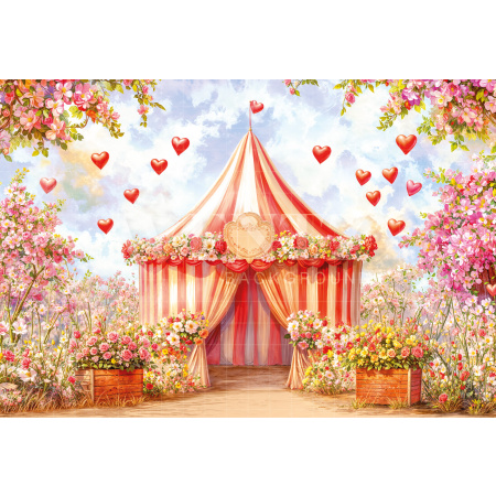 Fabric Photography Background Valentine's Day / Backdrop 6633