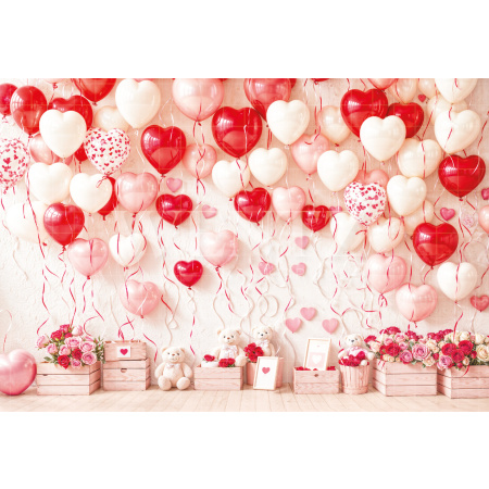 Fabric Photography Background Valentine's Day / Backdrop 6637