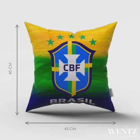 Pillow Case Soccer World Cup Brazil- 45 x 45 / WA43