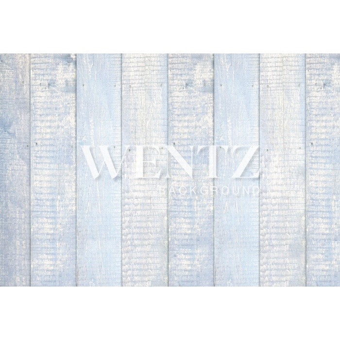 Fabric Photography Background Wood Blue / Backdrop 1512