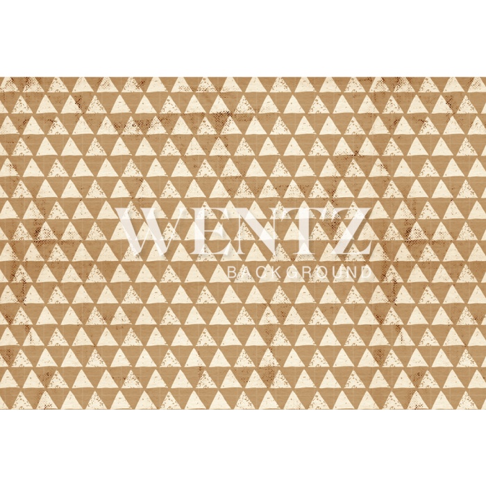 Fabric Photography Background Brown Triangle / Backdrop 1635