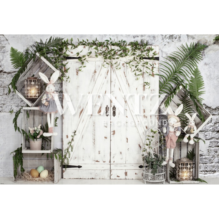 Fabric Photography Background Easter Door Newborn / Backdrop 2030