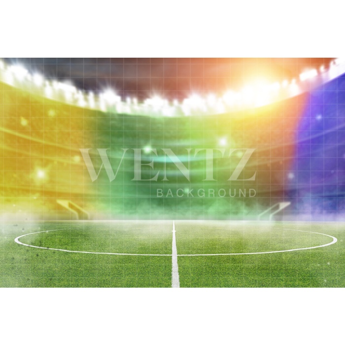 Fabric Photography Background World Cup Soccer Stadium / Backdrop 2540