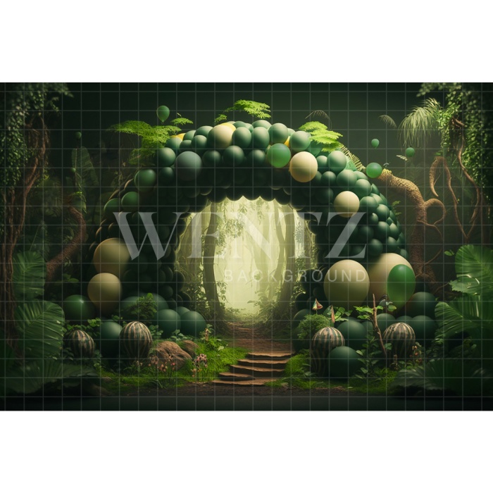 Fabric Photography Background Cake Smash Forest / Backdrop 2727