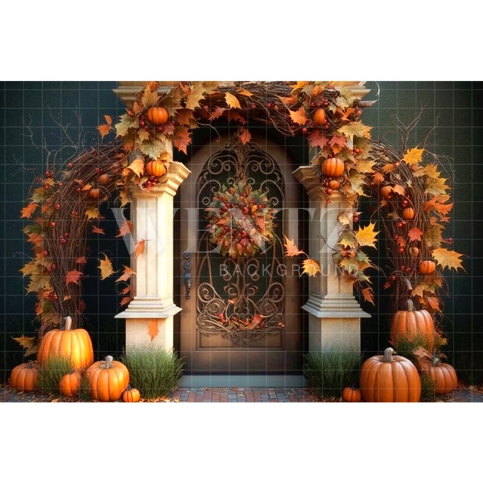 Fabric Photography Background Fall Facade / Backdrop 2919