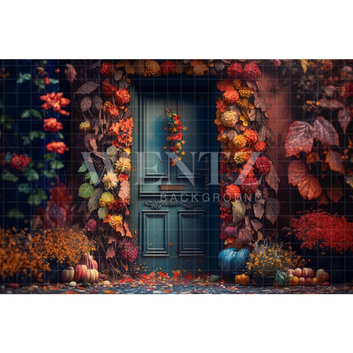 Fabric Photography Background Fall Facade / Backdrop 2924