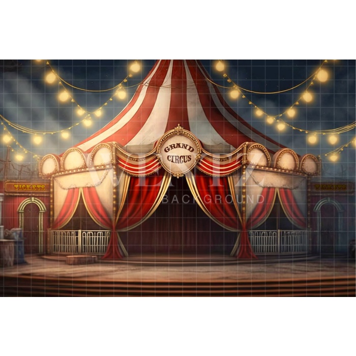 Fabric Photography Background Circus Tent / Backdrop 3058