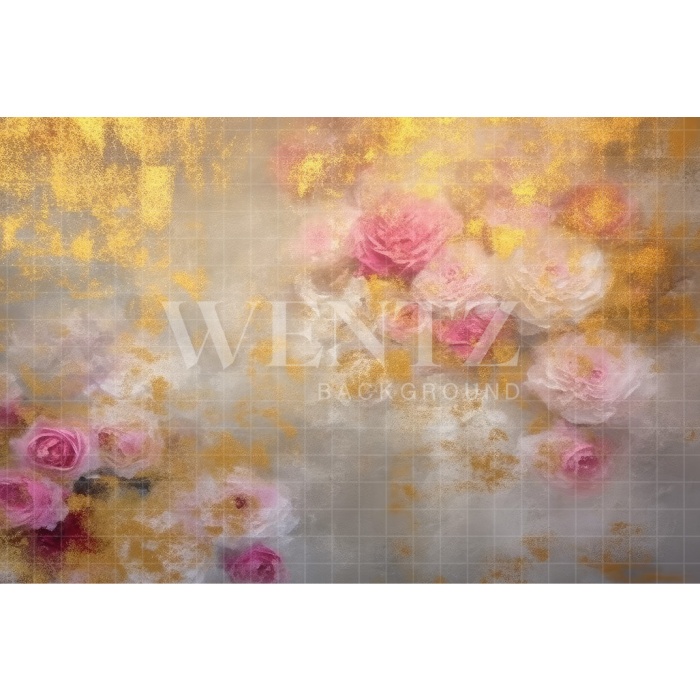 Fabric Photography Background Floral Fine Art / Backdrop 3145