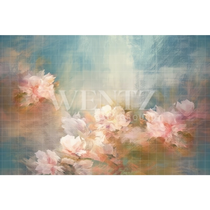 Fabric Photography Background Floral Fine Art / Backdrop 3152