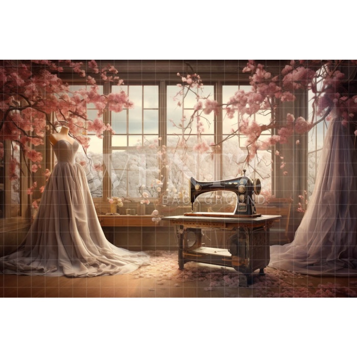 Fabric Photography Background Sewing Studio / Backdrop 3680