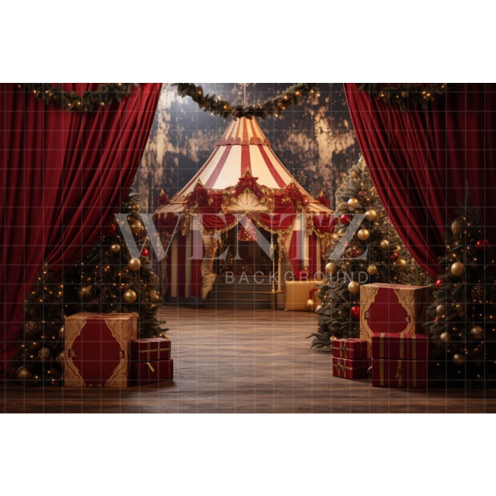 Fabric Photography Background Circus Tent / Backdrop 4124