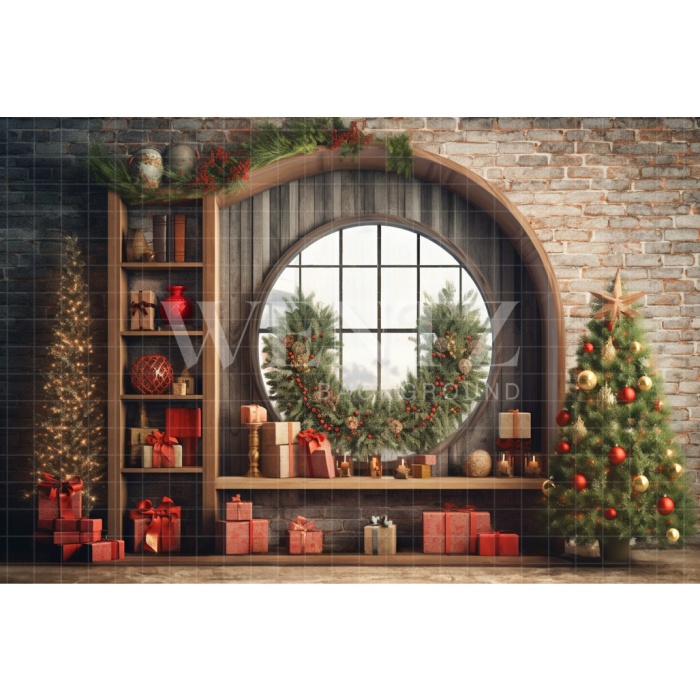 Fabric Photography Background Christmas Set / Backdrop 4233