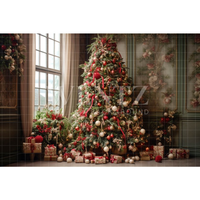 Fabric Photography Background Christmas Set / Backdrop 4569