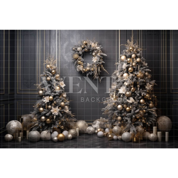 Fabric Photography Background Christmas Set / Backdrop 4640