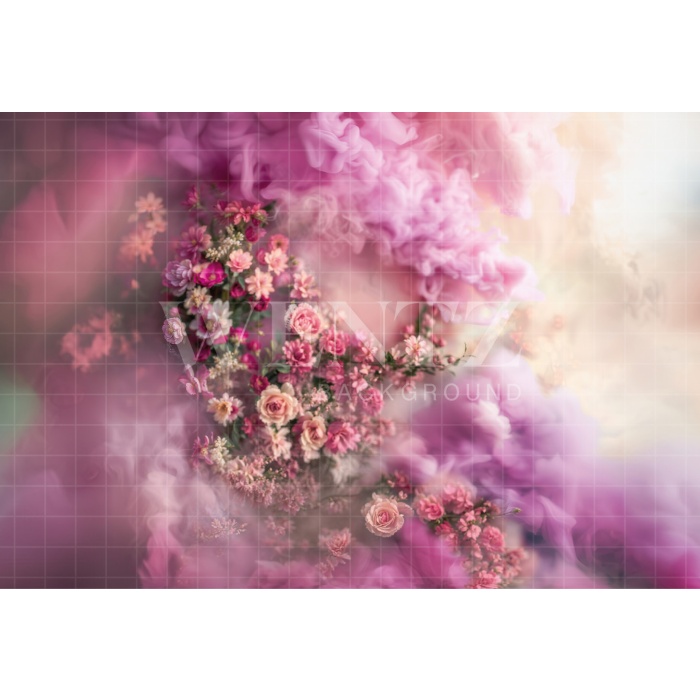 Fabric Photography Background Fine Art Floral / Backdrop 6398