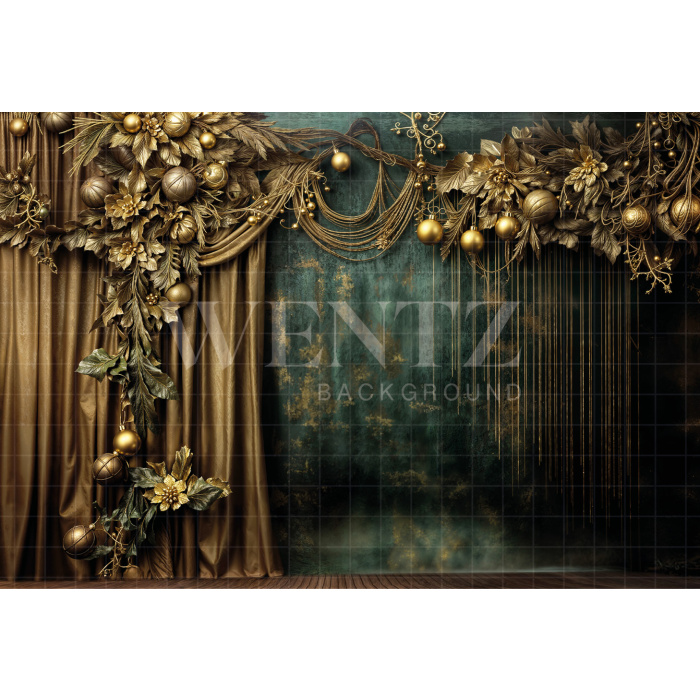 Fabric Photography Background Christmas / Backdrop 6501