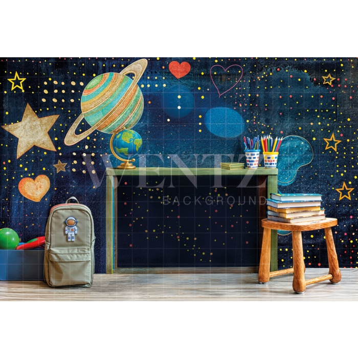 Fabric Photography Background School Children's Day / Backdrop 6428