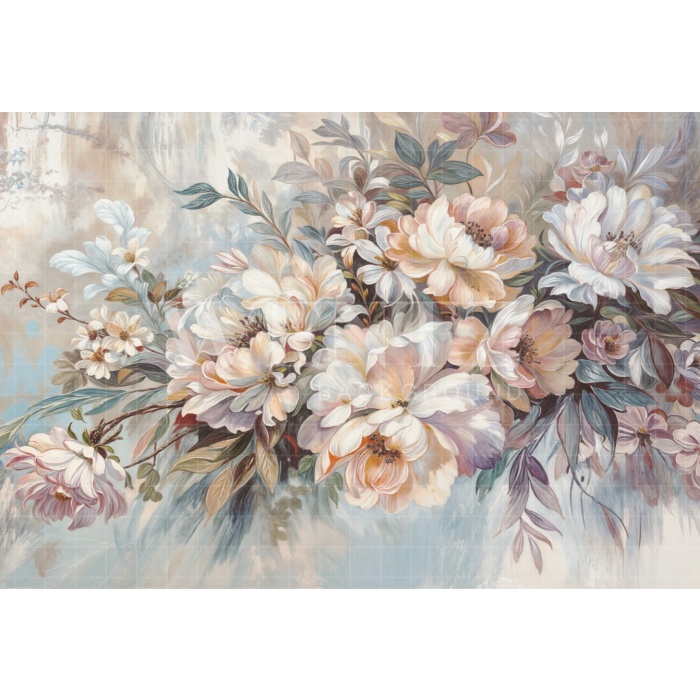 Fabric Photography Background Fine Art Floral / Backdrop 6187