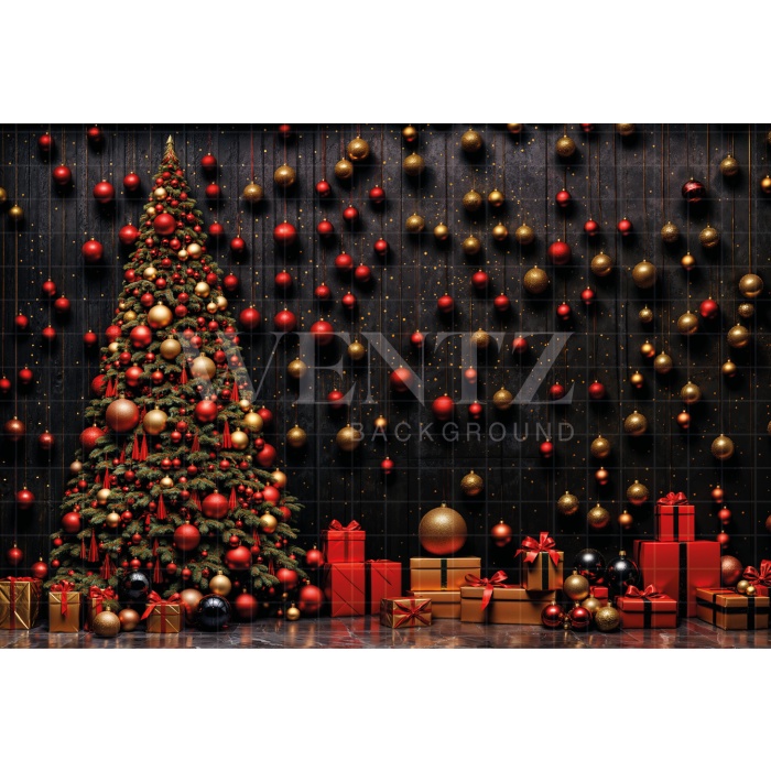 Fabric Photography Background Christmas / Backdrop 6291