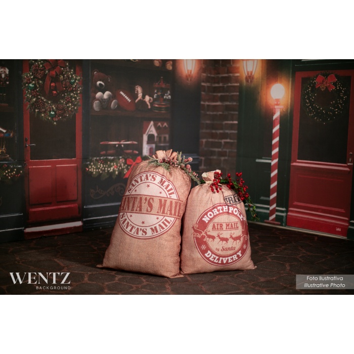 Decorative Christmas Bag With String / WTZ400