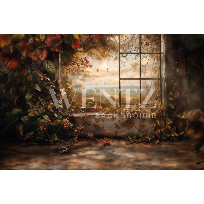 Fabric Photography Background Fall / Backdrop 5939