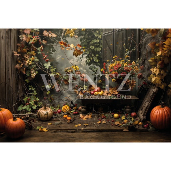 Fabric Photography Background Fall / Backdrop 5929