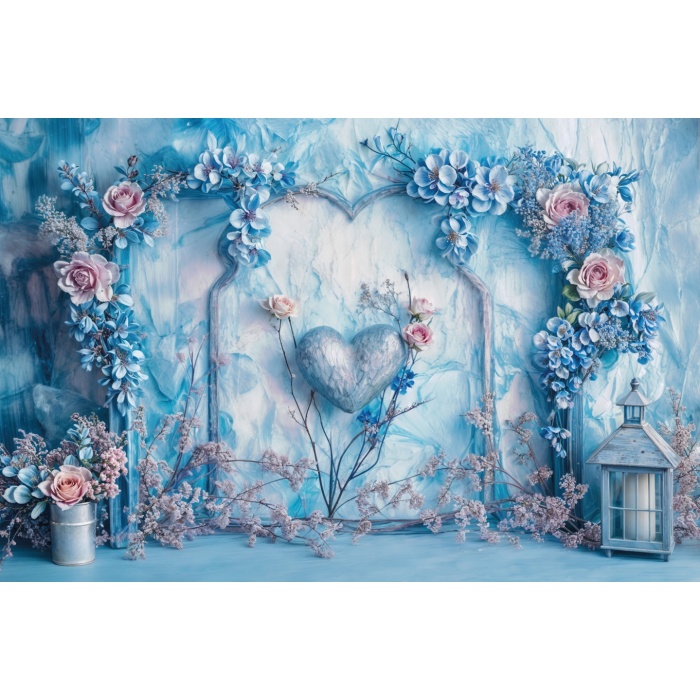 Fabric Photography Background Valentine's Day / Backdrop 6044