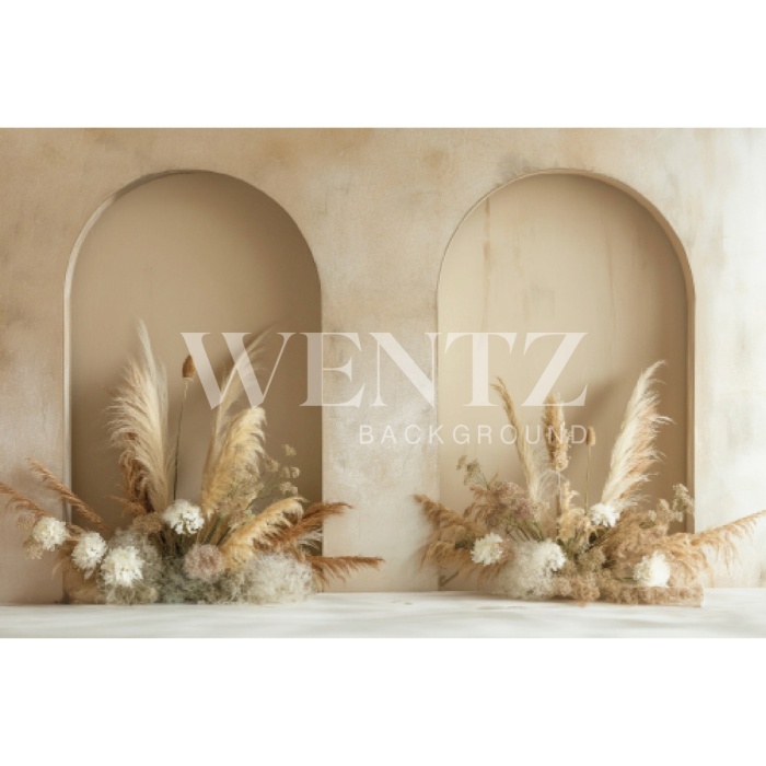 Fabric Photography Background Mother's Day Arches / Backdrop 5846