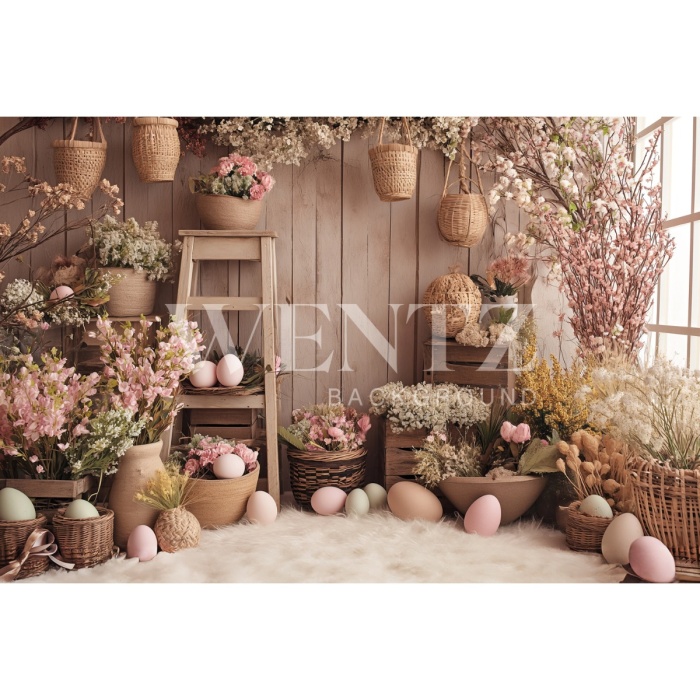 Fabric Photography Background Easter / Backdrop 5617