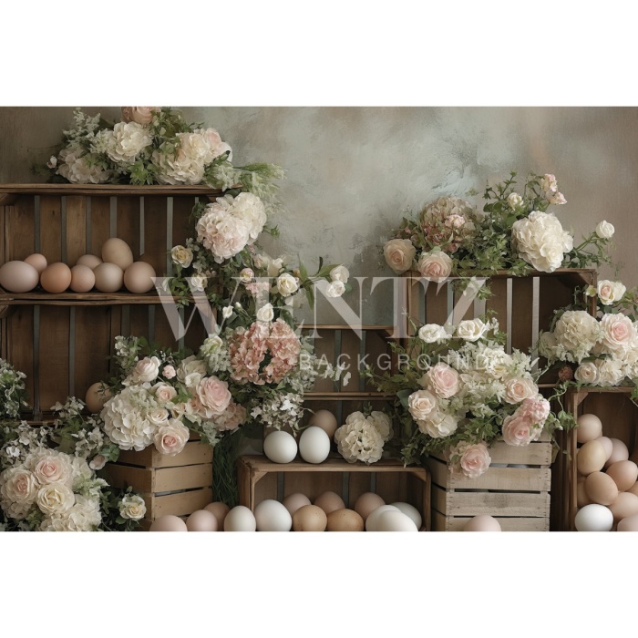 Fabric Photography Background Easter / Backdrop 5639