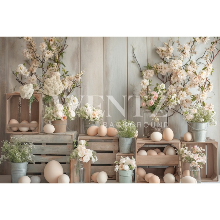 Fabric Photography Background Easter / Backdrop 5642