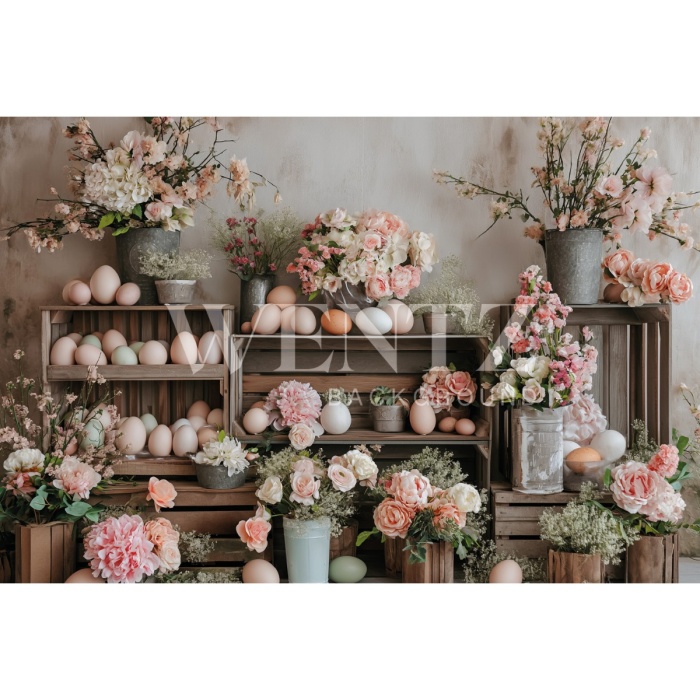 Fabric Photography Background Easter / Backdrop 5643