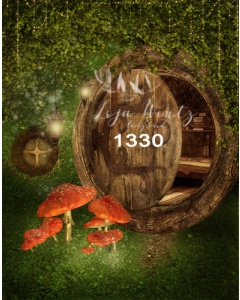 Fabric Photography Background House of Fairies / Backdrop 1330