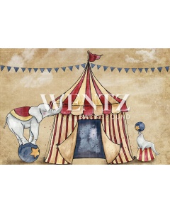 Fabric Photography Background Circus / Backdrop 1586