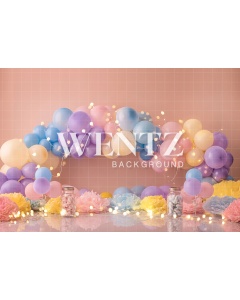 Fabric Photography Background Scenarios Colorful Balloon / Backdrop 1781