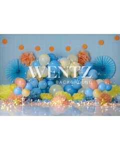 Fabric Photography Background Scenarios Colorful Balloon / Backdrop 1823